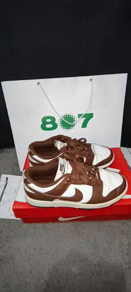 DIJUAL SEPATU NIKE LOW DUNK WARNA CACOO