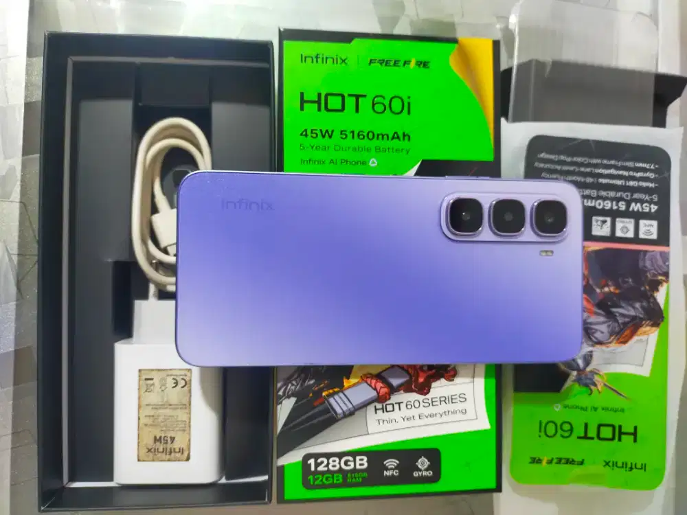 Infinix Hot 60i Nfc Ram 6/128 Second Resmi