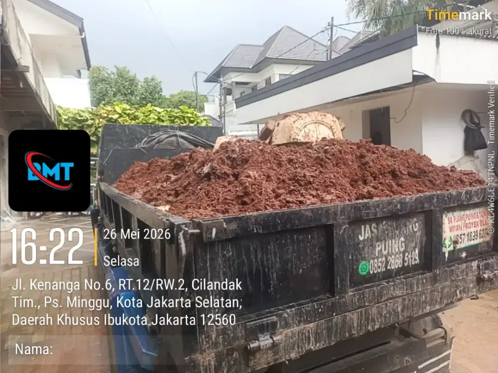 Jasa pengurugan dan buang puing sampah