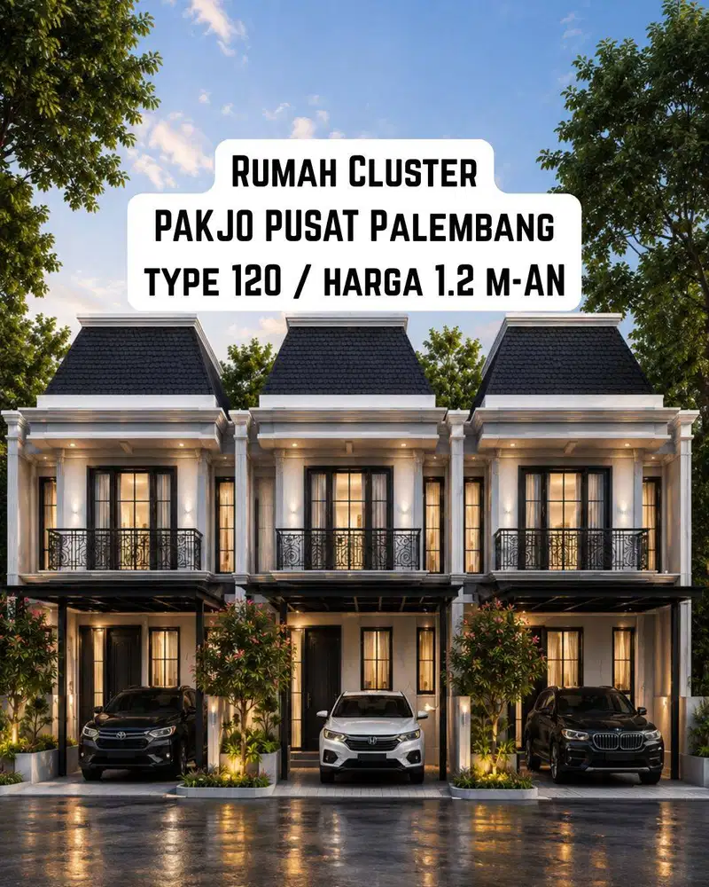 RUMAH MEWAH CLUSTER PAKJO PALEMBANG