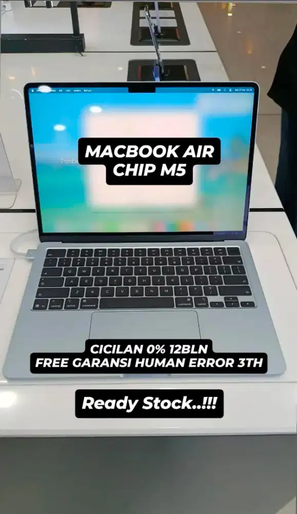 MacBook Air 13,6 inci Chip M5 16GB/512GB Bisa Cicilan 0%
