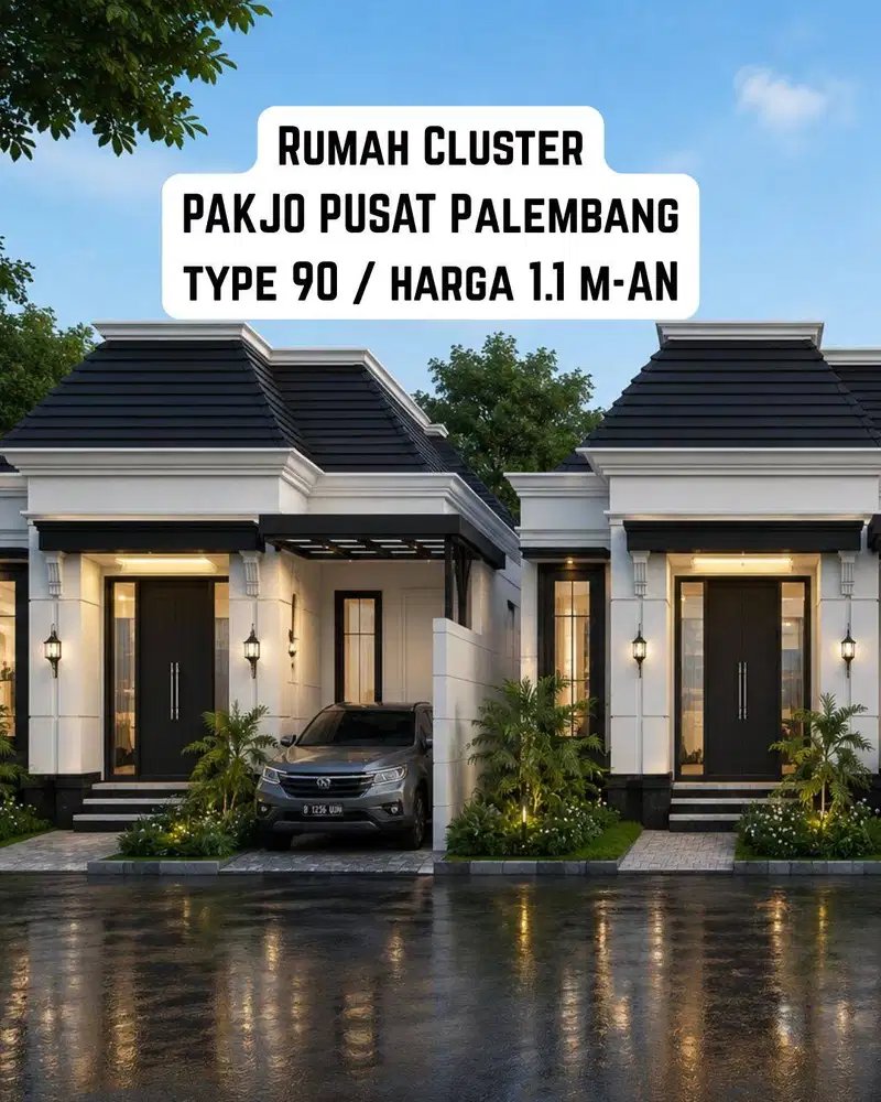RUMAH CLUSTER PAKJO PUSAT PALEMBANG
