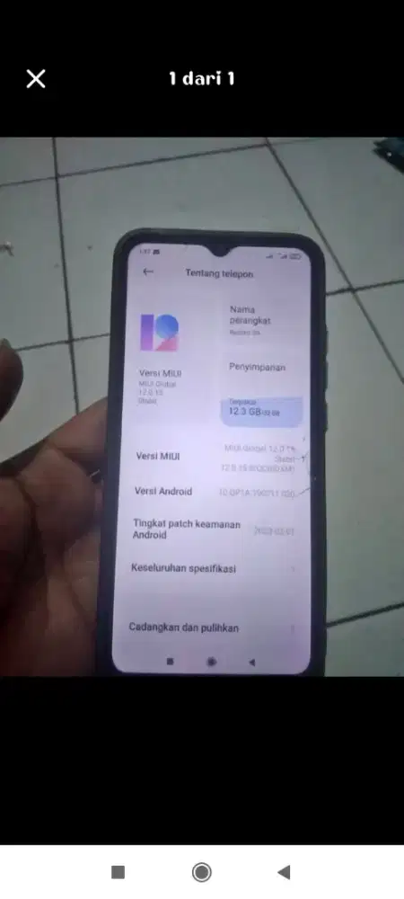 Hp redmi 9a ram 3/32 hp batangan mines sesuai foto
