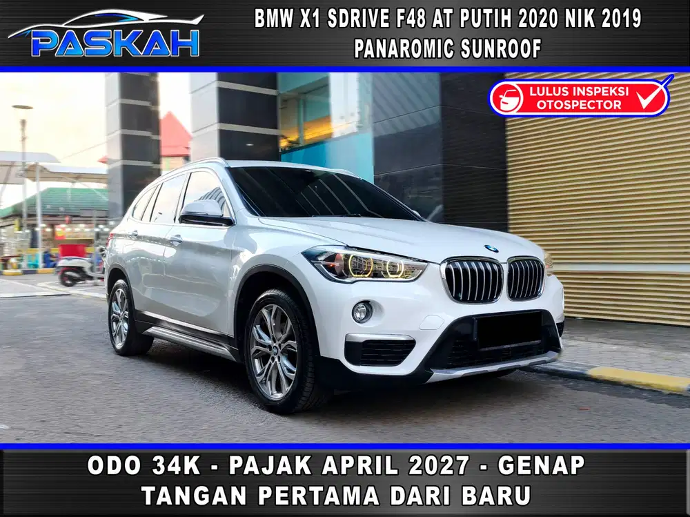 PANORAMIC SUNROOF Bunga=4% PAJAK=APRIL-2027 BMW X1 XLINE 2020 NIK 2019