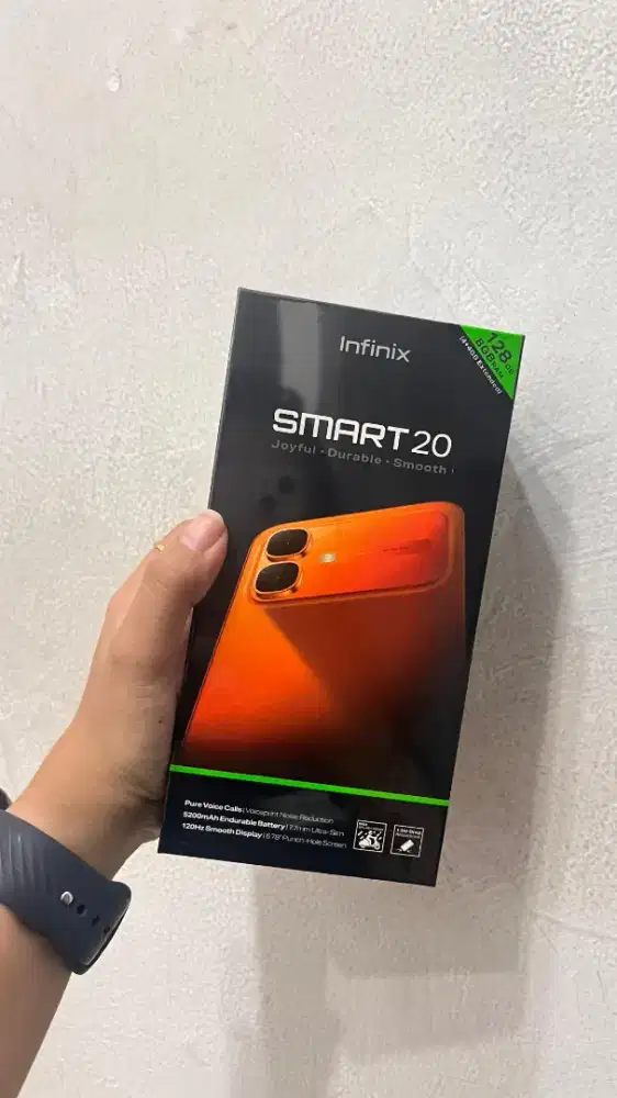 Hp sejutaan Infinix smart 20 4+4/128 segel box Garansi resmi