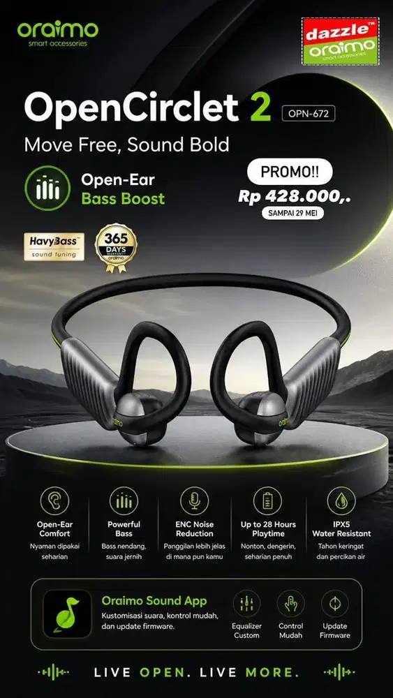 Open Ear Oraimo OpenCirclet 2