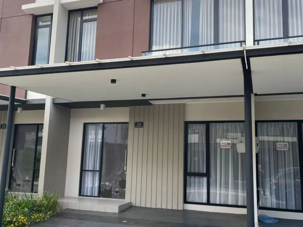 Disewakan Rumah Milenial PIK 2 uk 6x10 Fully Furnish Lengkap Brand New Masih Baru Siap Huni Harga Termurah