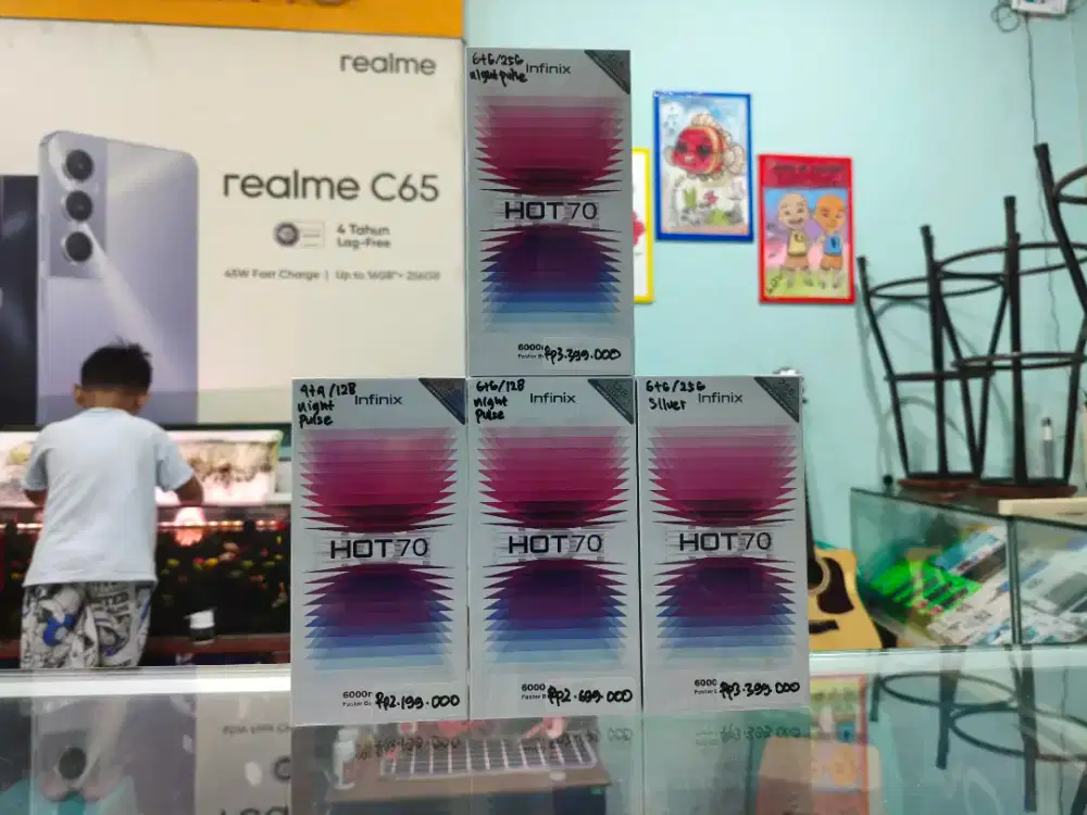 INFINIX HOT 70 6/256 NEW SEGEL PROMO TERMURAH