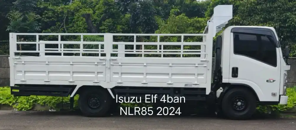 Isuzu NLR85 2024 engkel long bak triway 4,5m
