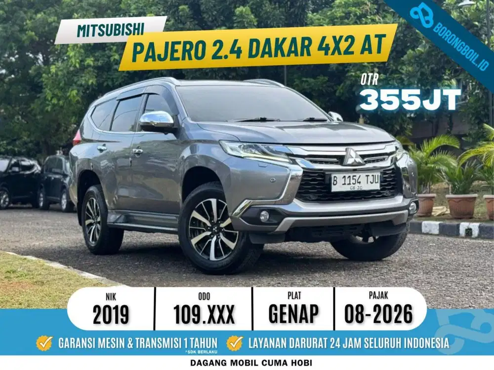 New Pajero 2.4 Dakar 4x2 at 2019 Abu- Abu pemakaian  2020