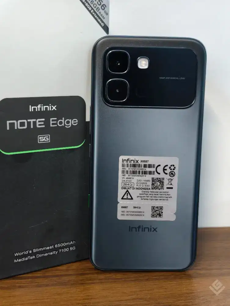 Infinix Note edge 8+8/256 second resmi April 2027