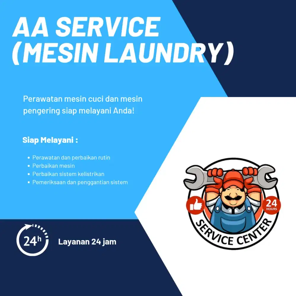 Jasa Service Mesin Cuci dan Pengering Laundry