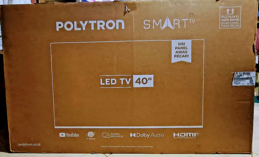 Dijual Smart TV Polytron 40 inch baru