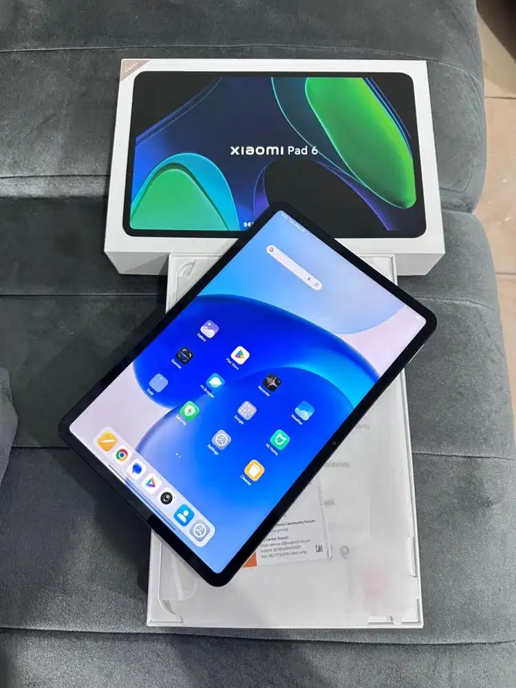 XIAOMI PAD 6 RAM 8/256 GB FULLSET MULUS TERAWAT SNAPDRAGON 870