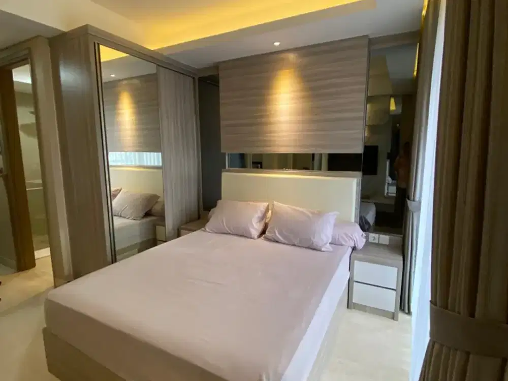 Disewakan Apartemen Gold Coast Studio 28m2 Fully Furnish Lengkap Mewah Murah