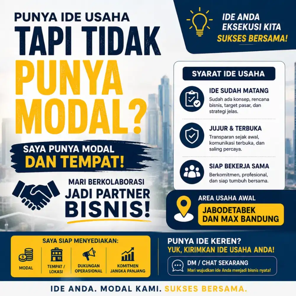 Dicari rekan kerja (baca deskripsi)
