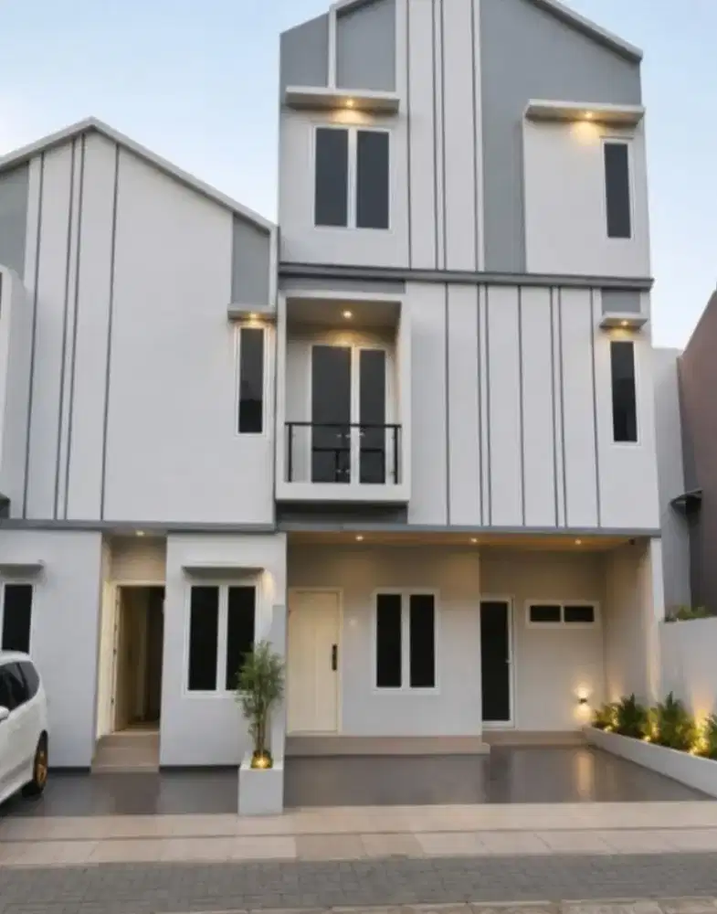 Rumah baru 2 lantai 3 KT 3 KM Percetakan Negara