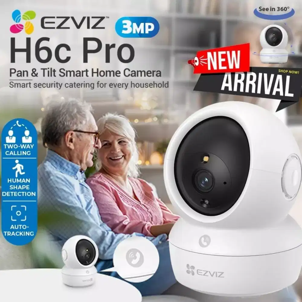 smart cctv ezviz wifi kamera 3mp