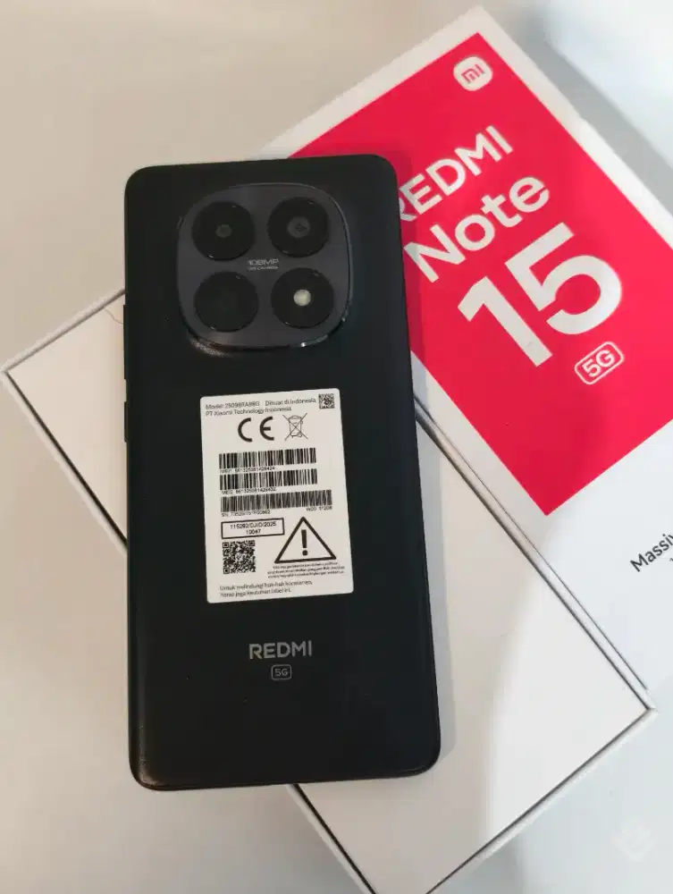Redmi Note 15 5g 12/512 second pembelian 1 bulan lalu