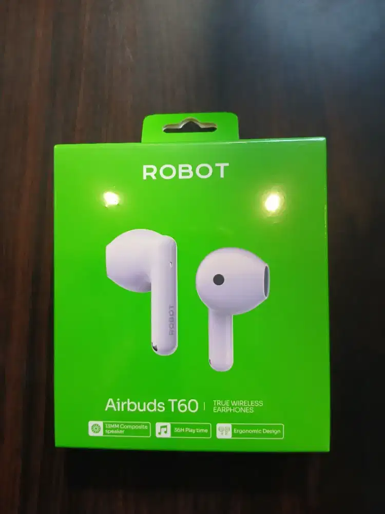 Robot Airbuds T60 Bass Bluetooth 5.3 - Headset Earbuds Wireless
