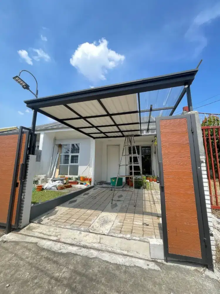 kanopi atap alderon double