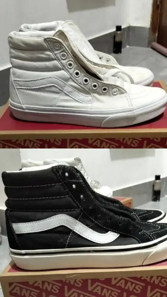 2 pasang Vans ori tinggal laundry aja jual cepat