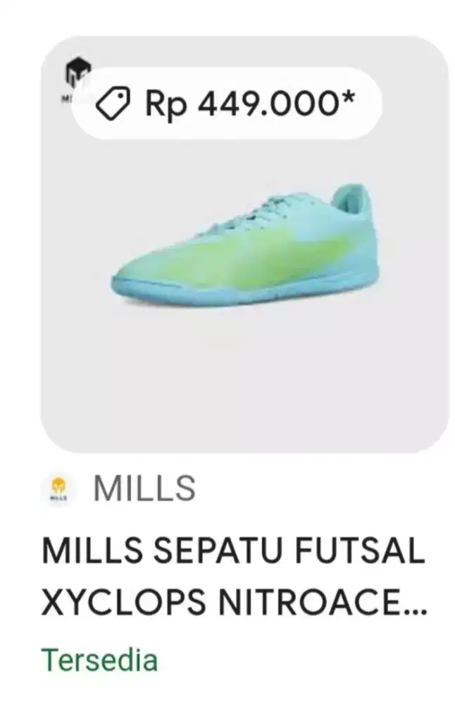 Sepatu Futsal Milss