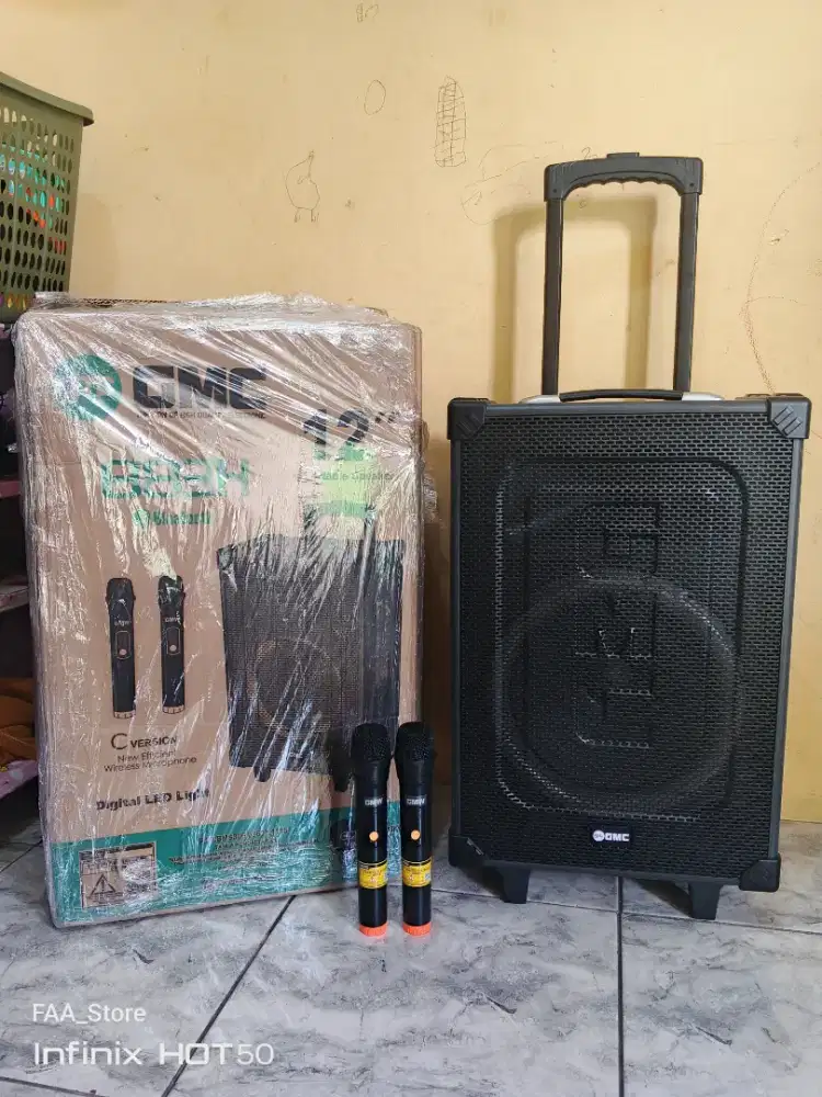 SPEAKER PORTABLE GMC 883H UK 12 INCH