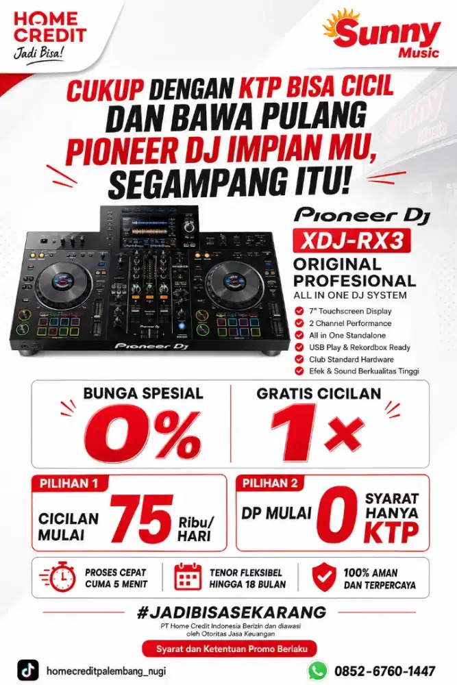 PIONEER XDJ RX 3 ORIGINAL PROFESIONAL ALL IN ONE DJ SYSTEM