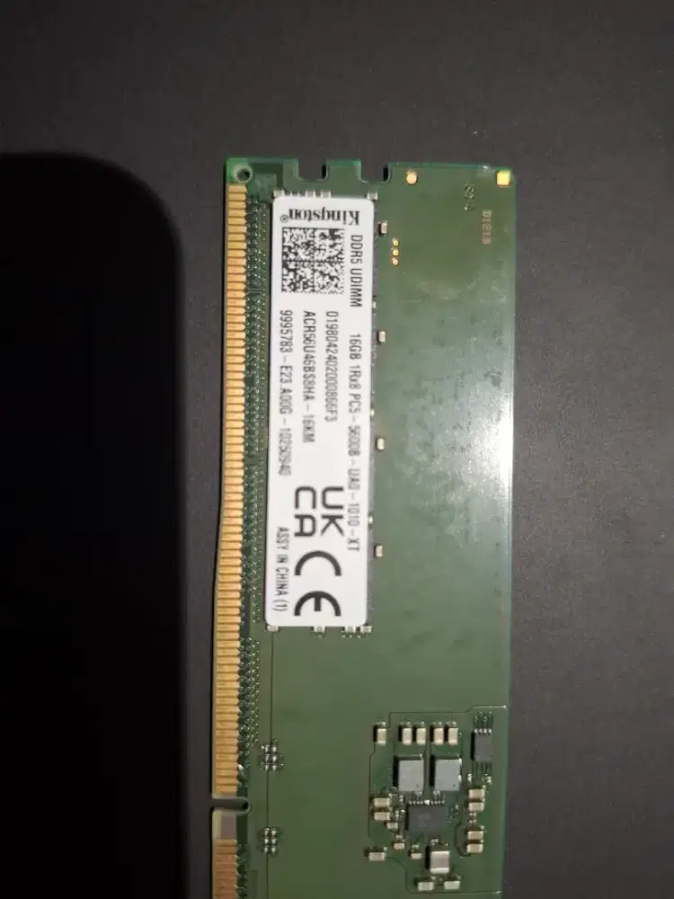 RAM 16GB DDR5 PC5-5600B UDIMM Second Original Kingston Memory PC