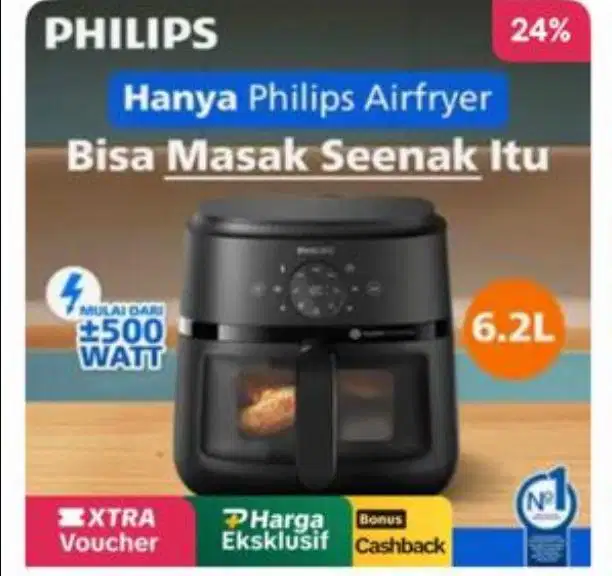 Air flyer philips 6,2ltr