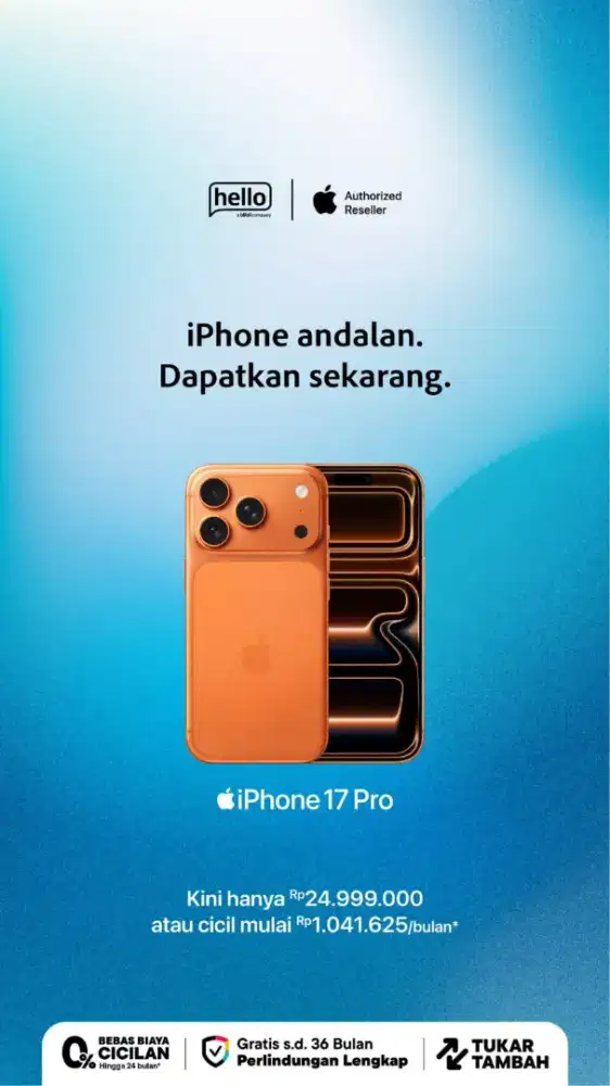 KREDIT IPHONE 17 PROMAX TANPA DP