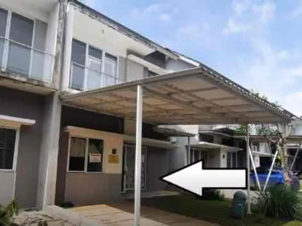 dijual rumah murah harga dibawah pasaran di perumahan serpong lagoon cluster aquatic, kel. muncul, kec. setu, kota tangerang selatan