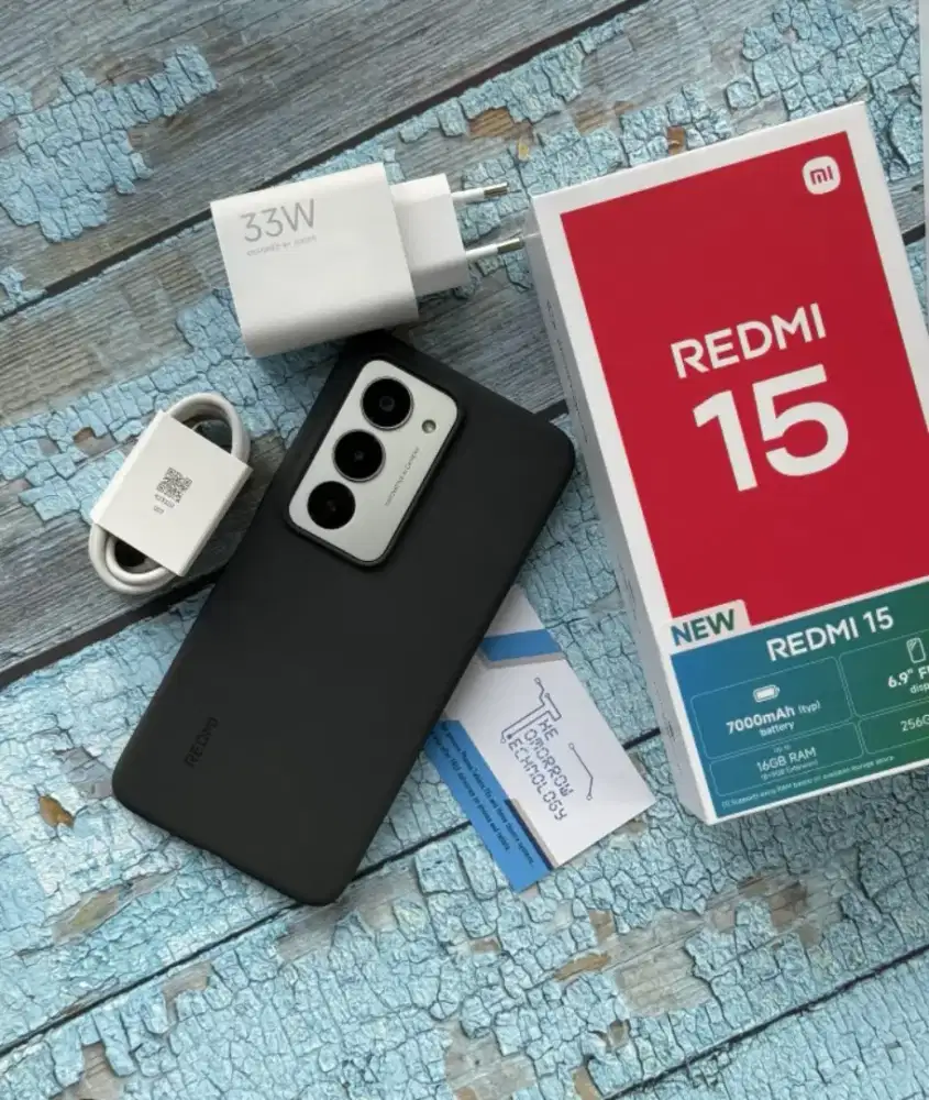 Redy redmi 15 8/256 NEW Garansi resmi 1thn