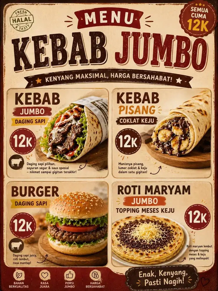 Lowongan Kerja Stand Makanan & Minuman