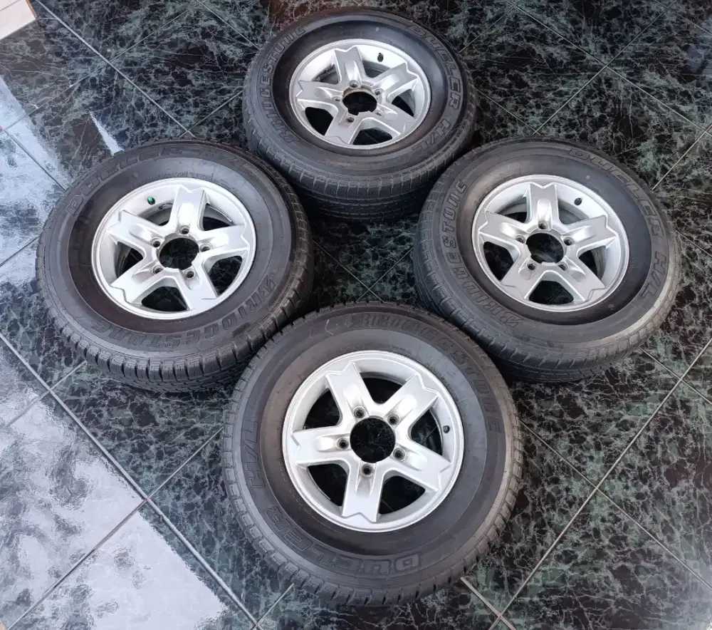 Velg escudo vitara sidekick jimny katana plus ban tebal tebal