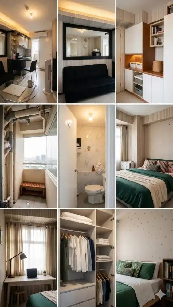 Disewakan Apartemen Kalibata City 2BR Hook City View