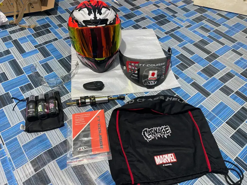 Helm KYT TTC Marvel Edition Carnage