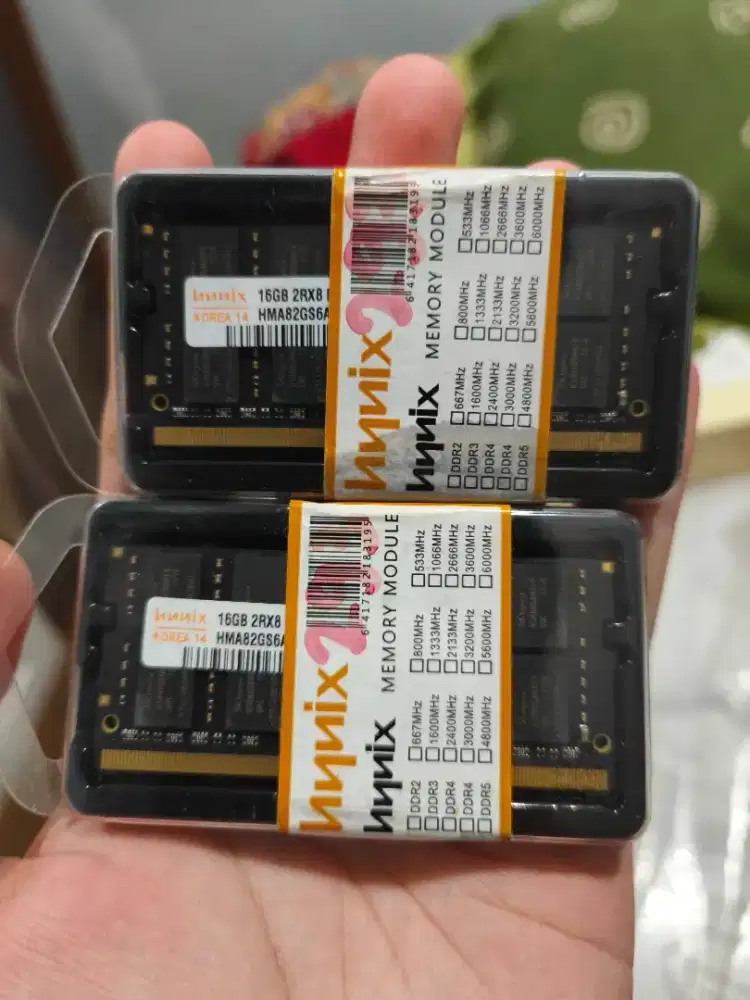 RAM 16 GB DDR4 2400 MHZ SODIM RAM LAPTOP BARU HYNIX