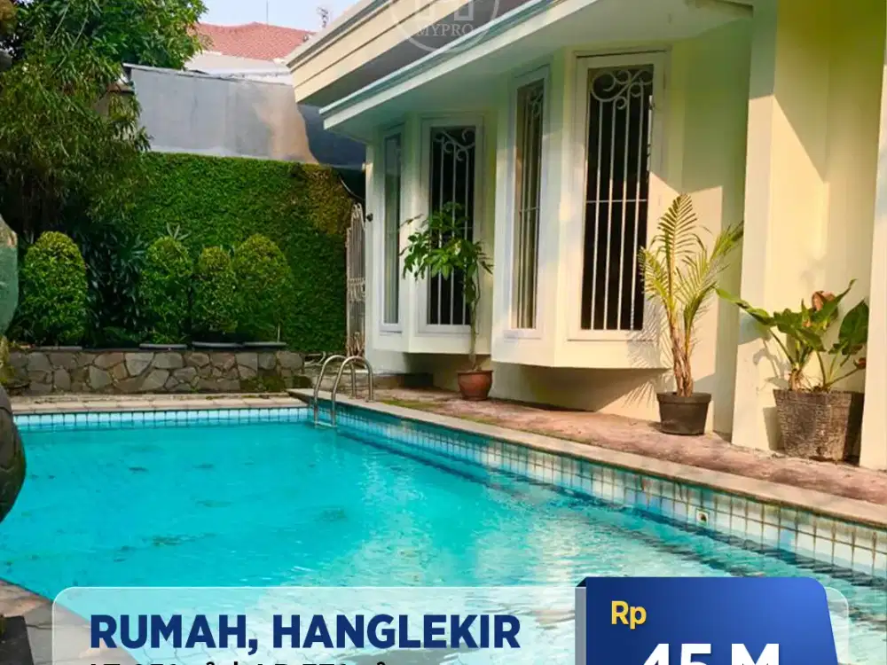 RUMAH MEWAH HANG LEKIR 2 LANTAI ,SHM, SENAYAN, JAKARTA SELATAN