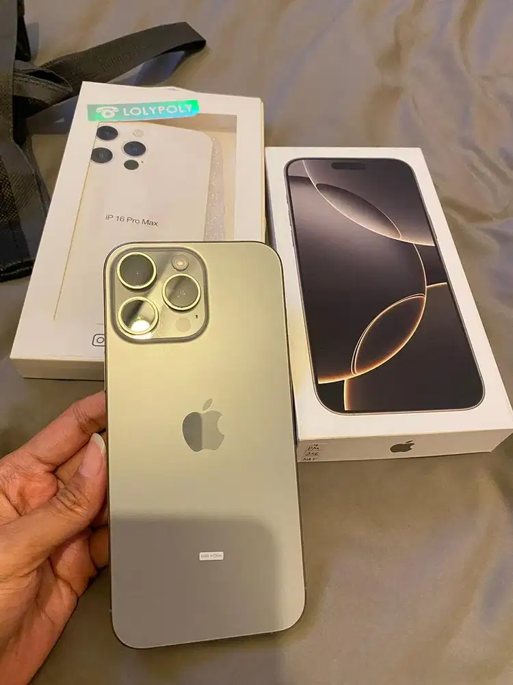 IPHONE 16PM 256GB GARANSI ON IBOX