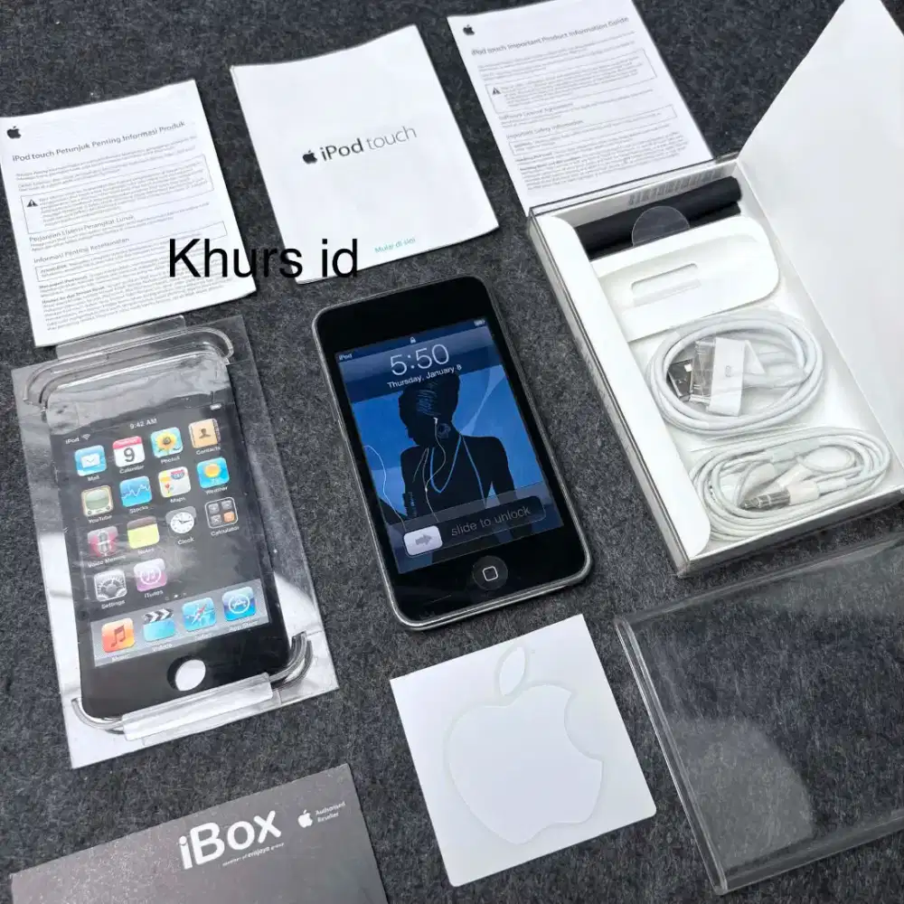 ipod touch 2nd 8gb fullset - rare apple collection