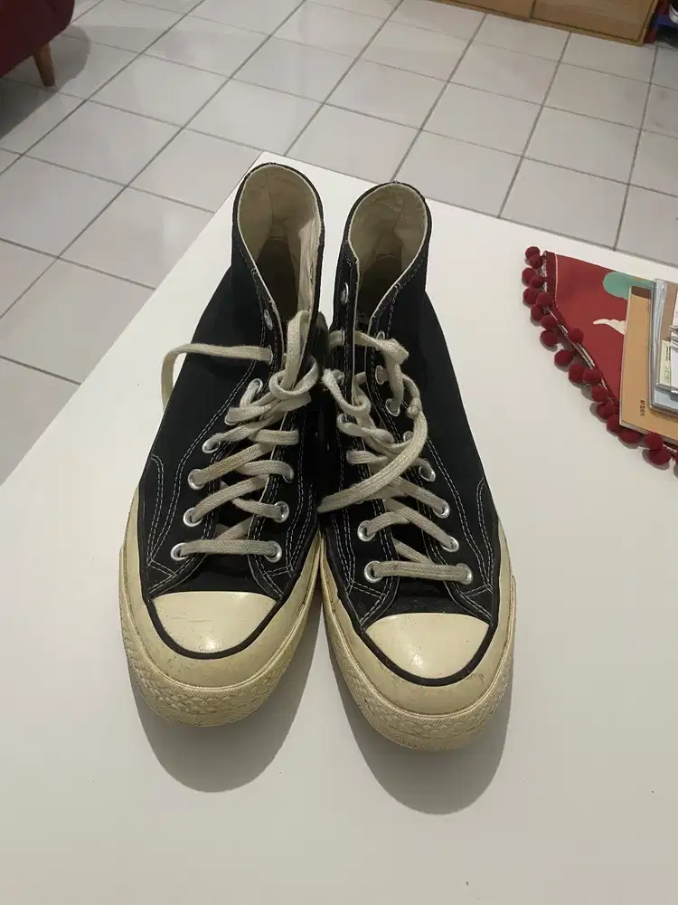 ! Converse Chuck 70 High Black/White Size 42 !