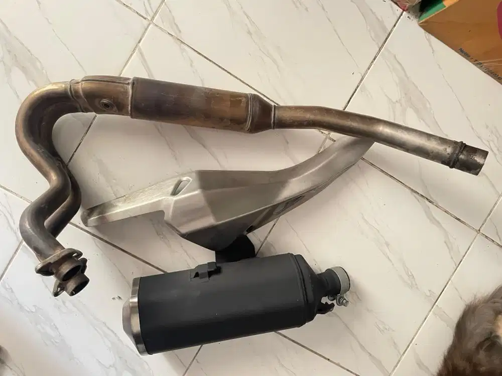 Knalpot full system ori standar new ninja 250