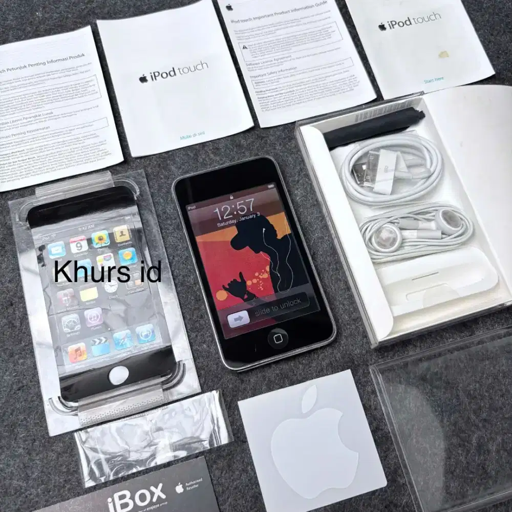 ipod touch 2nd 8gb fullset - rare apple collection