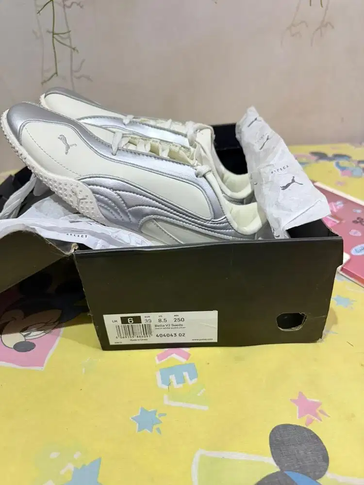 Sepatu wanita puma bela v2 warm white