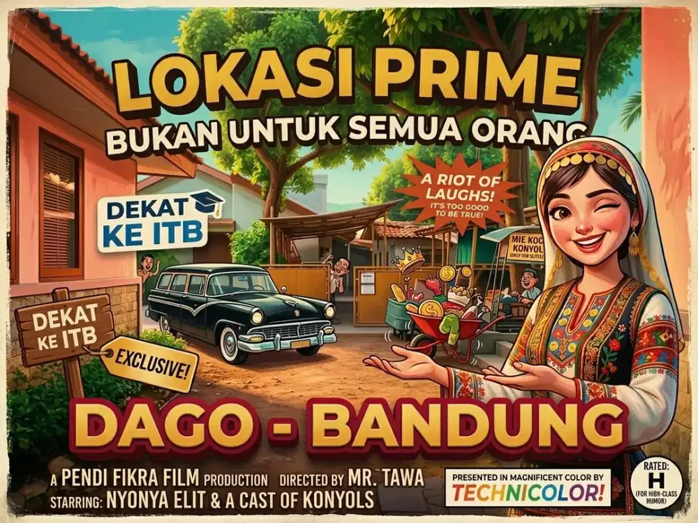 DIJUAL TANAH DI DAGO, TAMANSARI, BANDUNG KOTA.