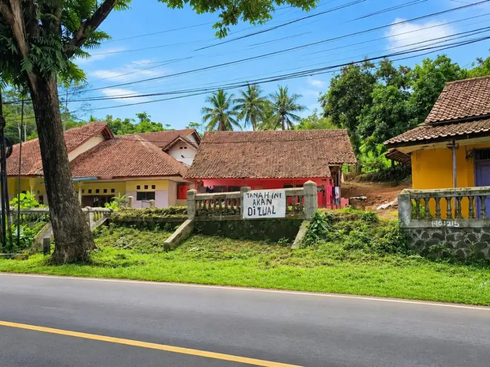 Jual Tanah Ciamis Nempel Jalan Raya, SHM dekat Alun Alun Cisaga