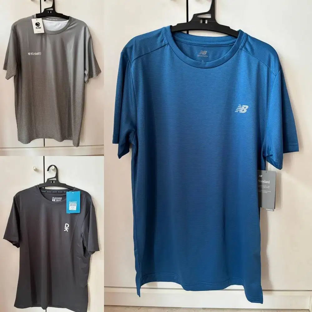 kaos lari - size S (Duraking, Kniel, New Balance)