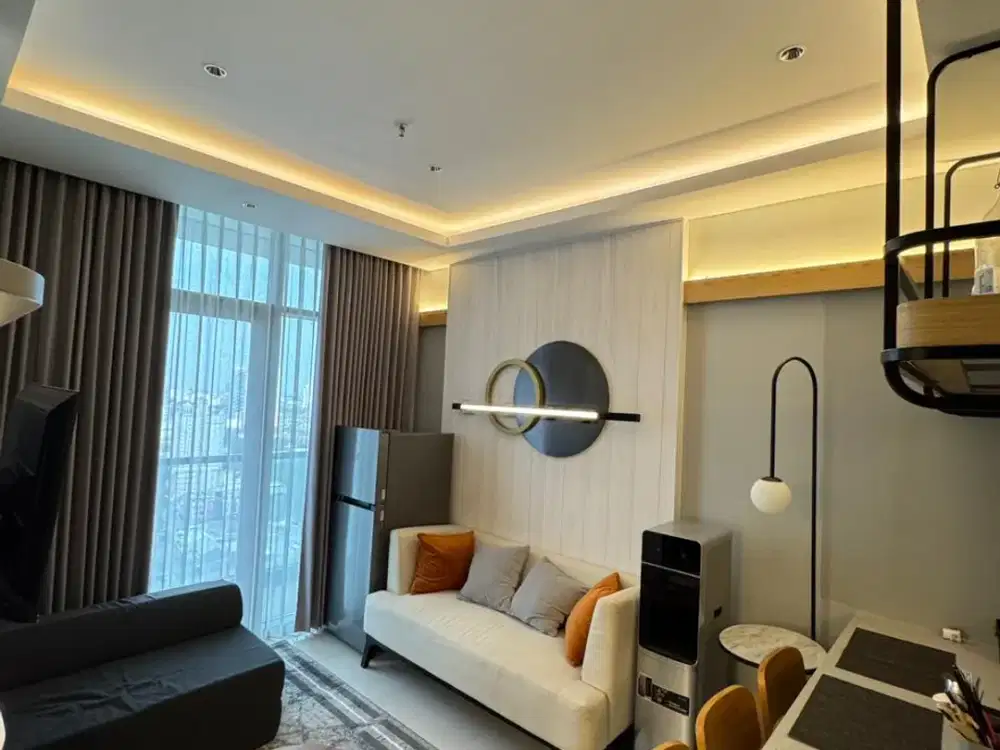 Apartemen Vertu Ciputra World tipe 1 bedroom corner - Furnished Lantai 23